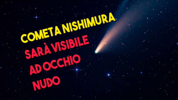La cometa Nishimura sarà visibile ad occhio nudo