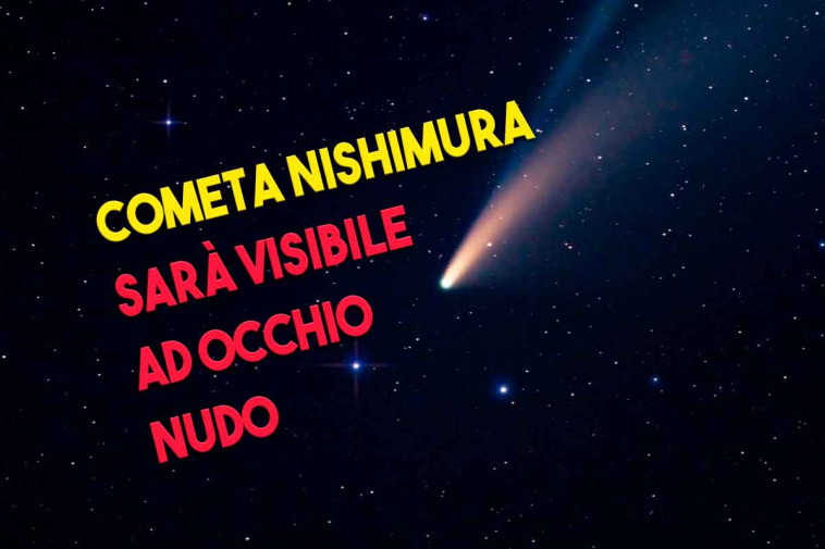La cometa Nishimura sarà visibile ad occhio nudo