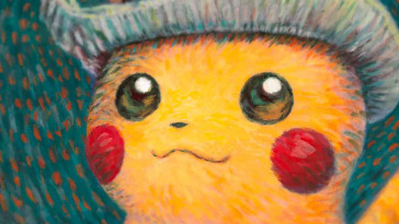 Pikachu invade il museo di van gogh