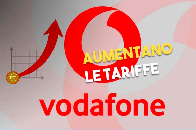 Vodafone aumenta le tariffe