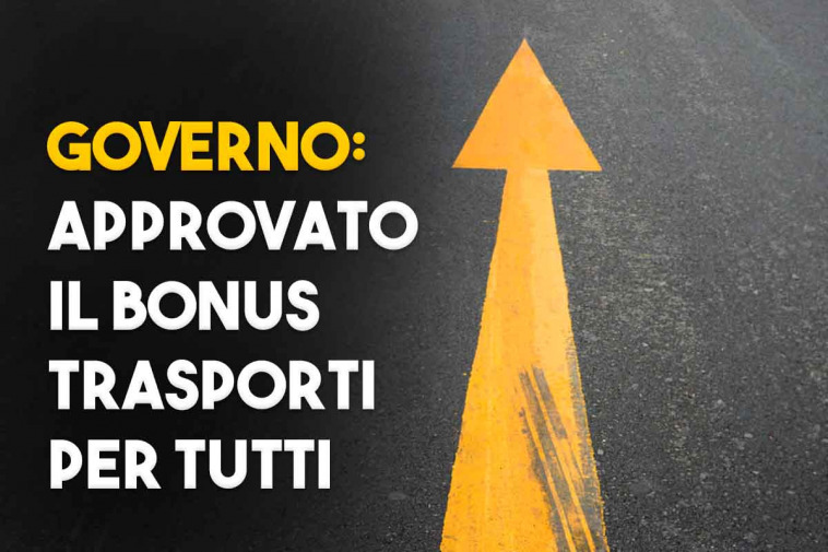 approvato il bonus trasporti per tutti dal governo italiano