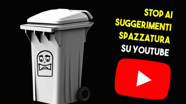 basta suggerimenti spazzatura su youtube