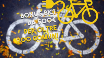 bonus bici per oltre 200 comuni