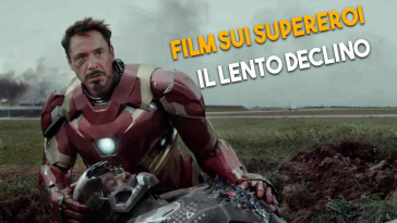 il lento declino sui film dei supereroi