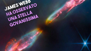 james webb ha osservato una stella giovanissima