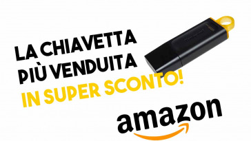 la chiavetta più venduta di amazon in super sconto