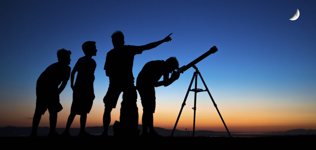 Osservazioni astronomiche amatoriali.