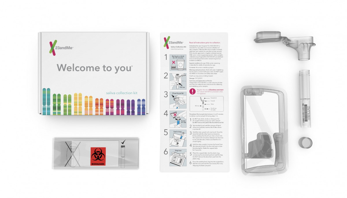Kit per la raccolta salivare del DNA