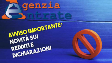 Avviso delle agenzie delle entrate