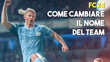Cambiare nome del proprio team in fc24