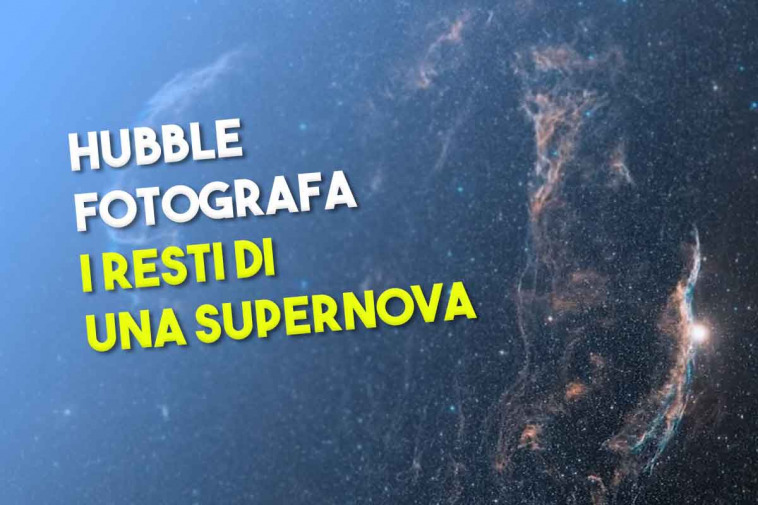 Hubble ha fotografato i resti di una supernova