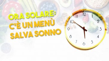 MENU SALVA SONNO per l ora solare