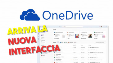 Nuova interfaccia per one drive