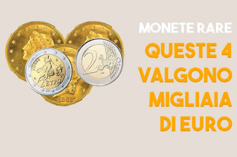 Queste 4 monete valgono migliaia di euro