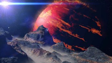 elaborazione di un gigante gassoso