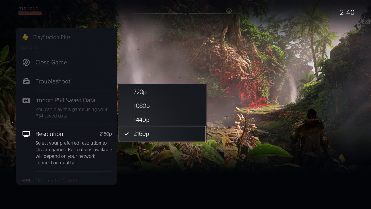 PS Plus Premium ora supporta lo streaming di giochi nativi PS5 fino a 2160p