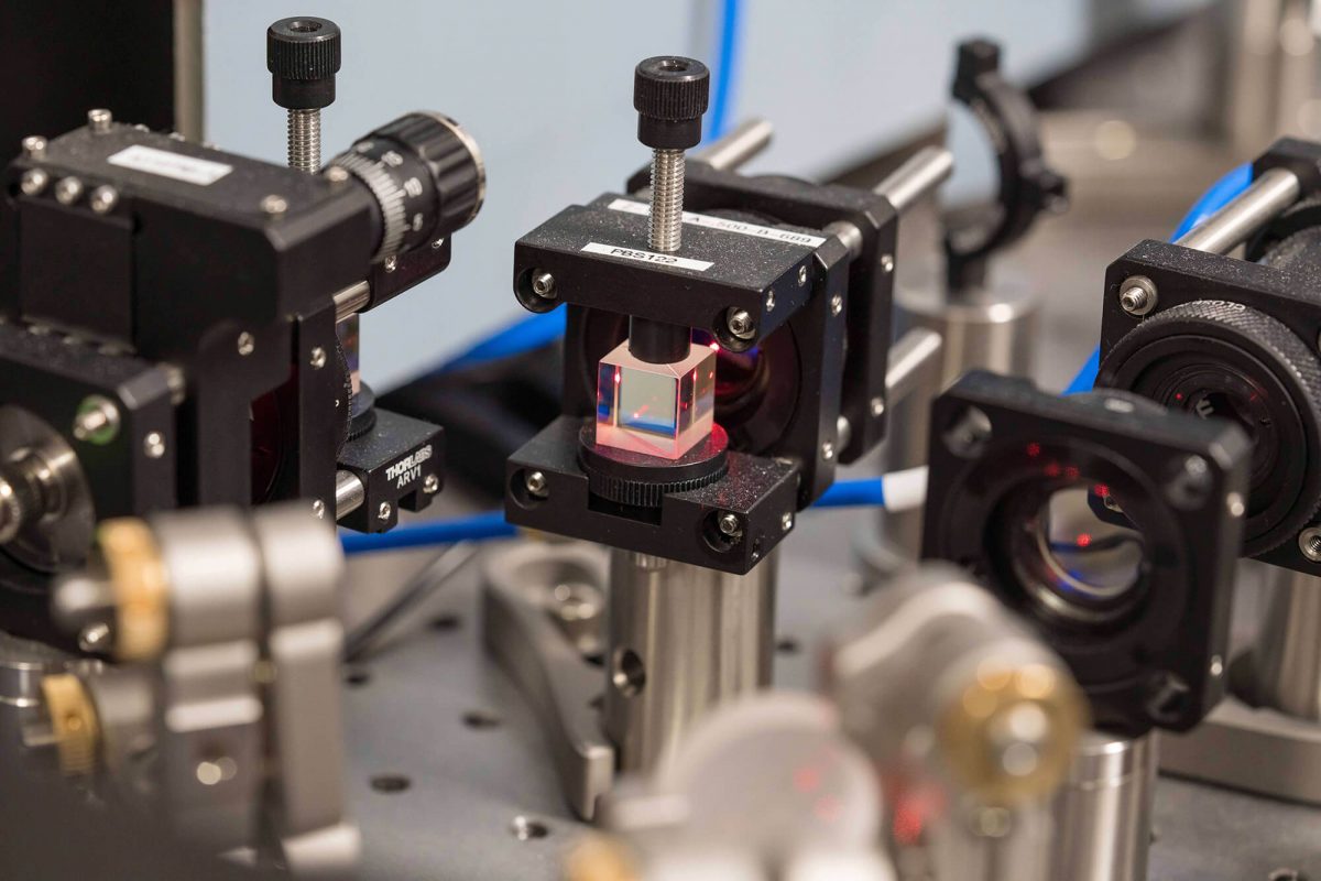 I laser di Atom Computing al lavoro per la creazione di qubits