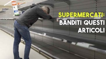 BANDITI questi articoli dai supermercati