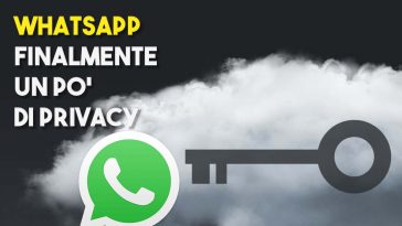 Finalmente un po' di privacy su whatsapp