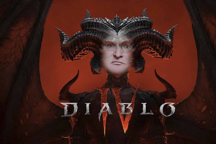 Gabe newell supporta diablo in steam