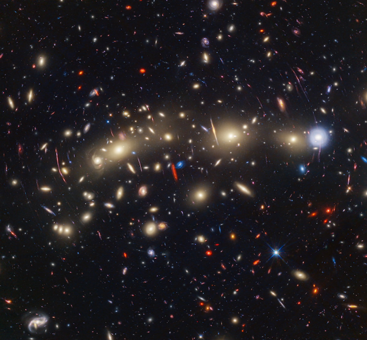 Una spettacolare fotografia del cluster MACS0416