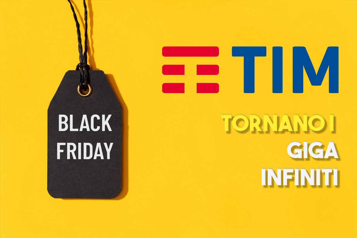 TIM si prepara al Black Friday | Torna una delle offerte più amate dai ...