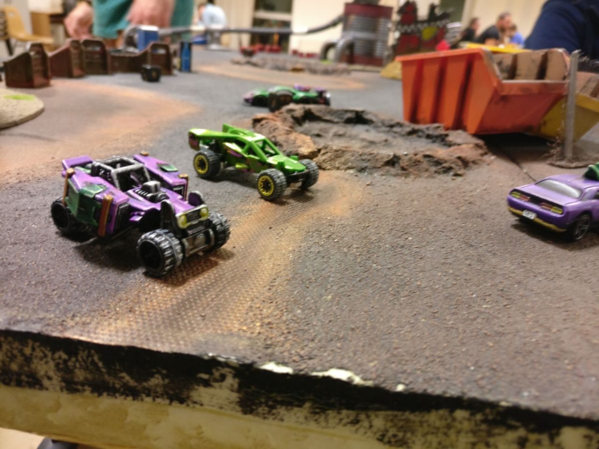 Gaslands refuelled macchine in gara