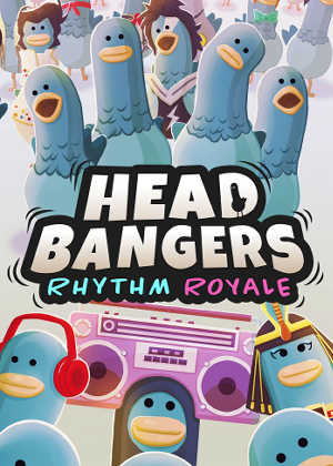 locandina e copertina del gioco: Headbangers Rhythm Royale