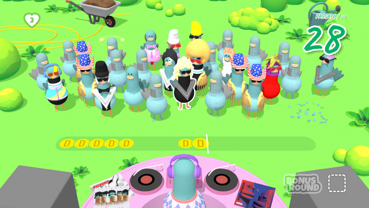 headbangers rhythm royale piccioni robot garden party