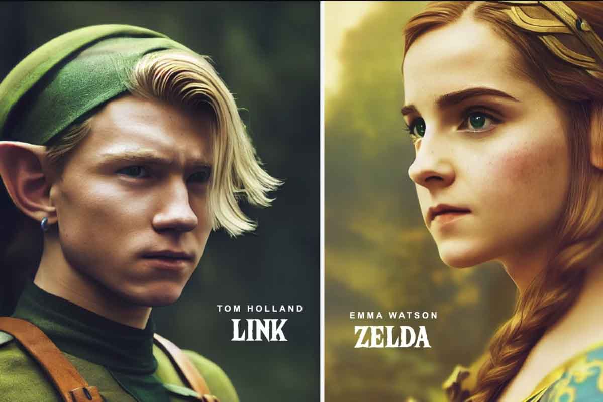 holland e la watson nel film di zelda