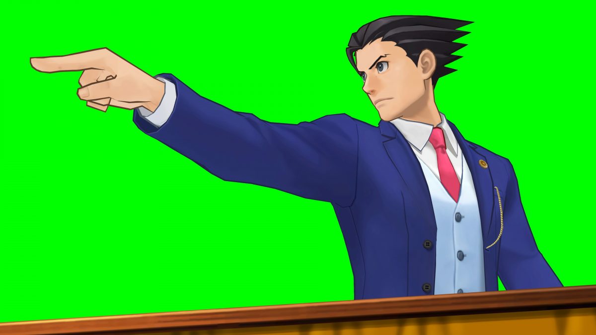 ace attorney phoenix wright su green screen objection