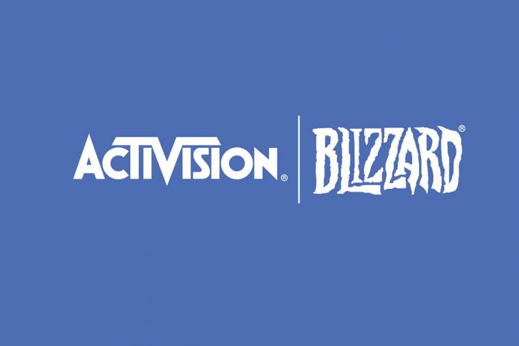 Il logo di activision blizzard