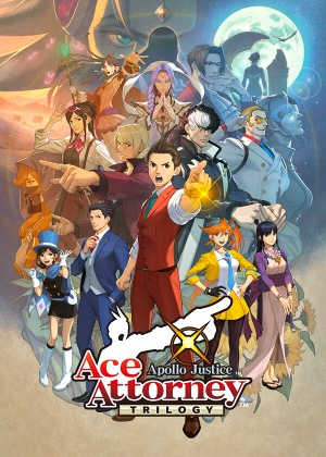 locandina e copertina del gioco: Apollo Justice: Ace Attorney Trilogy