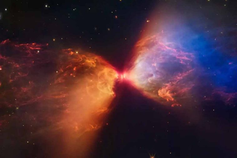 la nascita di una stella secondo il james webb fotografata