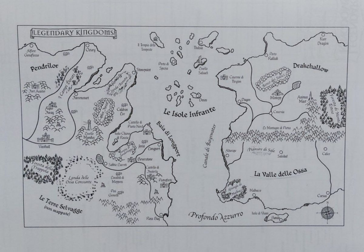 legendary kingdoms mappa del mondo