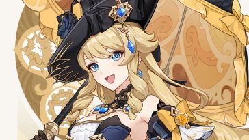 navia elegante donna bionda occhi azzurri copertina guida genshin impact