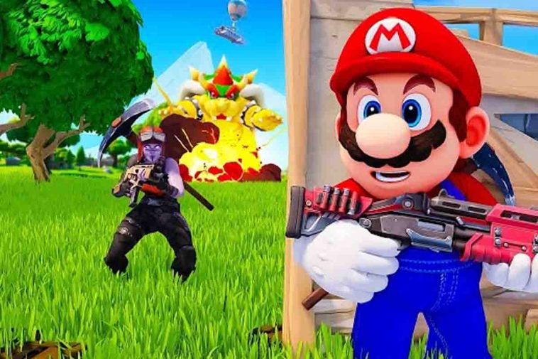 super mario fortnite