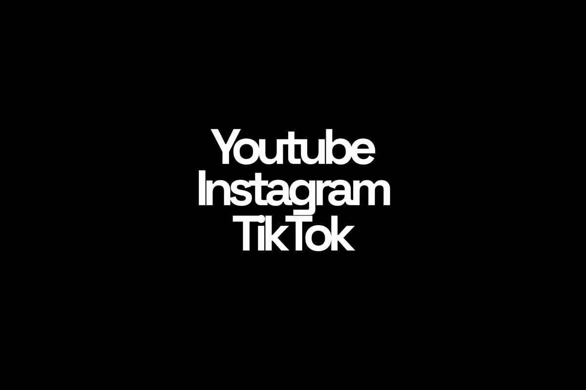 youtube instagram tiktok