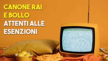 bollo e canone esenzioni 2024