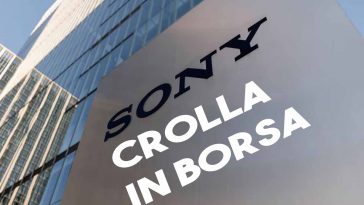 CROLLO IN BORSA PER SONY