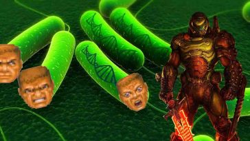 Doom gira su un batterio