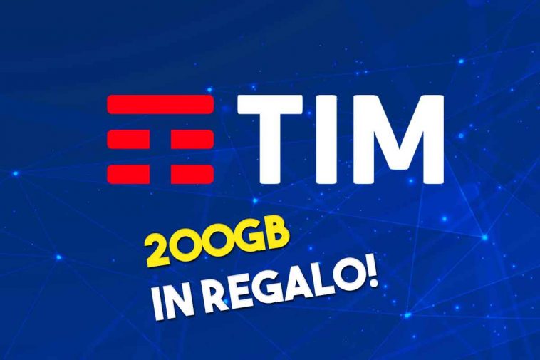 TIM 200 giga in regalo