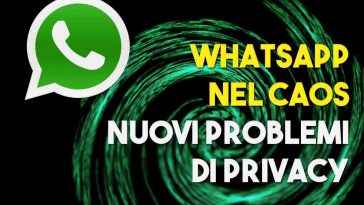 caos whatsapp sulla privacy