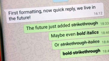 whatsapp testo formattato