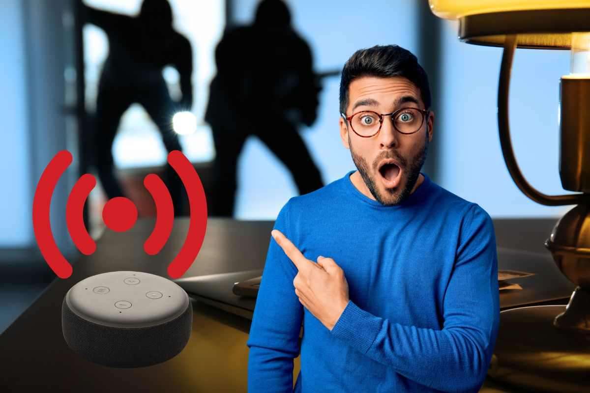 Alexa può fungere da antifurto smart