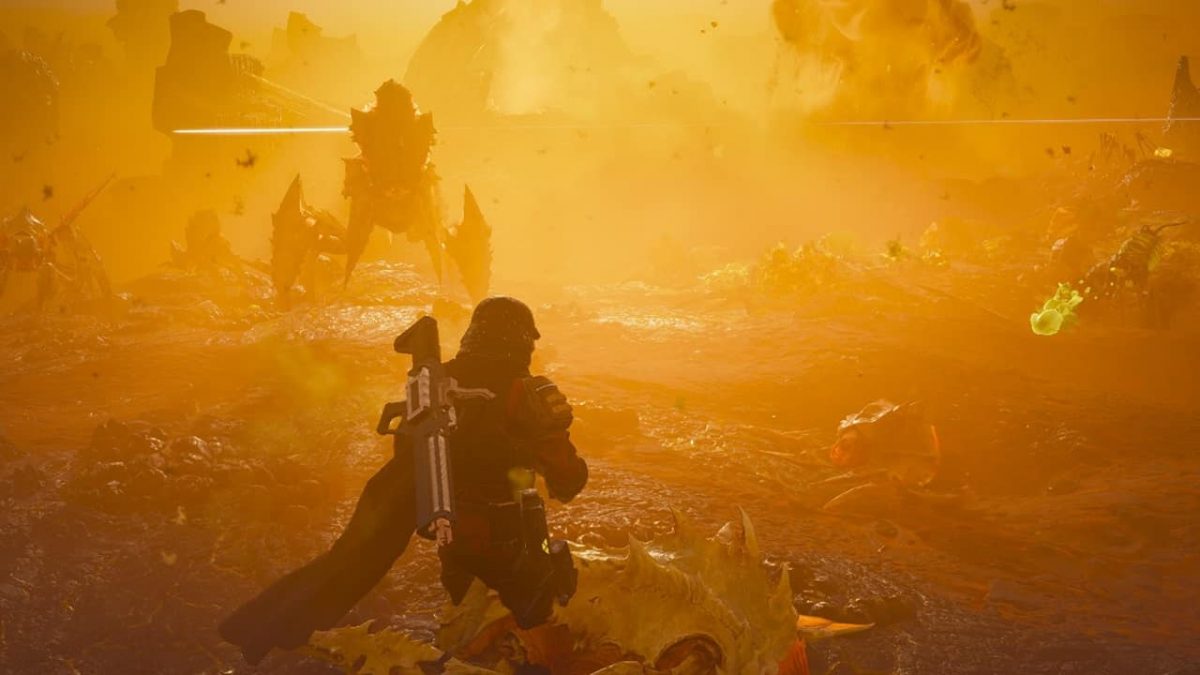 Le piogge di meteore in Helldivers 2 possono essere fastidiose