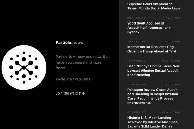 particle news