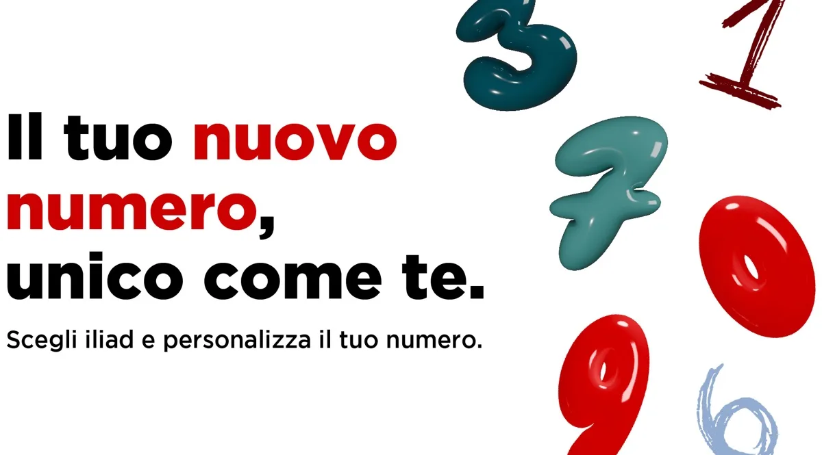 Con Iliad puoi scegliere il tuo numero