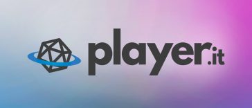 logo player it con sfondo gradiente