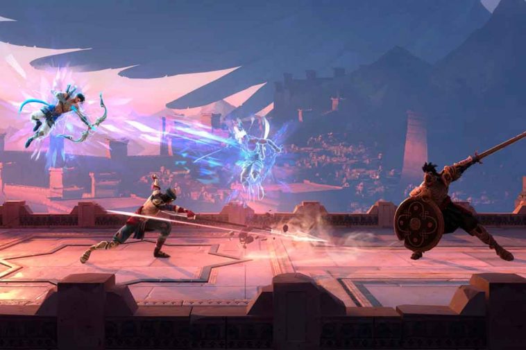 scena del gioco Prince of Persia The Lost Crown sezione di gioco